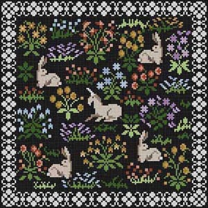 The Meredith Collection Treglown Designs Cluny Overall Needlepoint Canvas