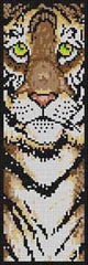 The Meredith Collection Treglown Designs Tiger with Green Eyes Needlepoint Canvas