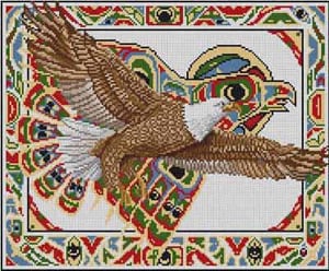 The Meredith Collection Treglown Designs Sky Spirit Needlepoint Canvas