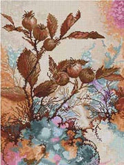 The Meredith Collection Treglown Designs Rose Hips Needlepoint Canvas