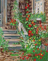 The Meredith Collection Treglown Designs Grandma’S Back Porch Needlepoint Canvas