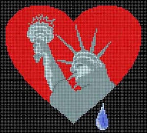 The Meredith Collection Treglown Designs Statue Of Liberty Needlepoint Canvas