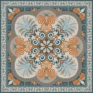 The Meredith Collection Treglown Designs Geometric Tile Needlepoint Canvas