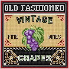 The Meredith Collection Treglown Designs Grapes Needlepoint Canvas