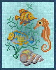 The Meredith Collection Treglown Designs Tropical Seas Needlepoint Canvas