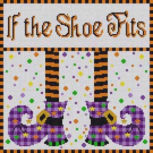 The Meredith Collection Treglown Designs If The Shoe Fits Needlepoint Canvas