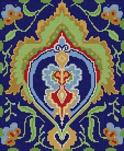 The Meredith Collection Treglown Designs Persian Patterns Needlepoint Canvas