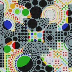 The Meredith Collection Treglown Designs Fantasy Circles Needlepoint Canvas