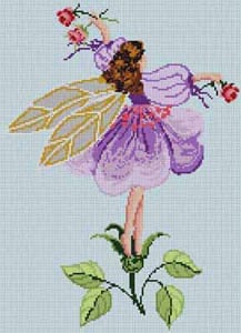 The Meredith Collection Treglown Designs Violet Fairy Needlepoint Canvas