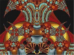 The Meredith Collection Treglown Designs Egyptian Abstract Needlepoint Canvas