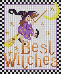 The Meredith Collection Treglown Designs Best Witches Needlepoint Canvas