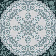 The Meredith Collection Treglown Designs Pattern W Fruit Cornr Needlepoint Canvas