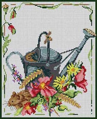 The Meredith Collection Treglown Designs Seasons Summer Needlepoint Canvas