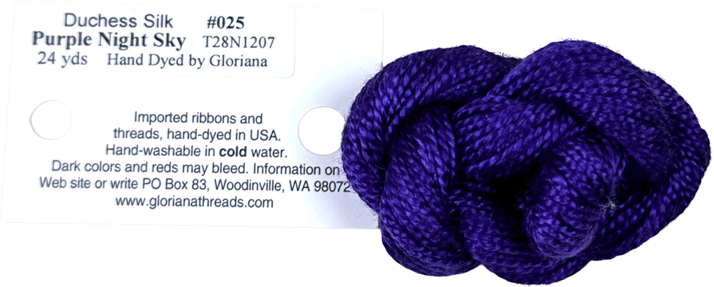 Gloriana Duchess Silk - 025 Purple Night Sky