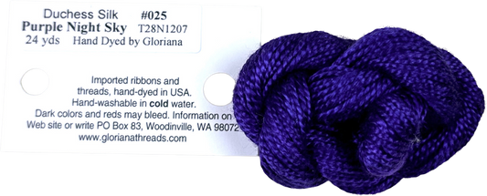 Gloriana Duchess Silk - 025 Purple Night Sky