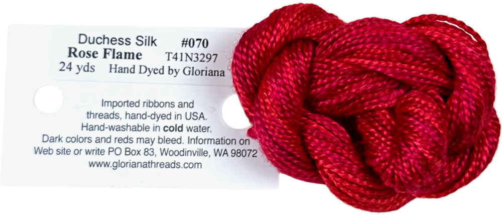 Gloriana Duchess Silk - 070 Rose Flame