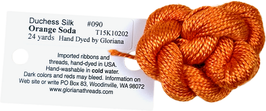 Gloriana Duchess Silk - 090 Orange Soda