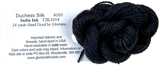 Gloriana Duchess Silk - 103 India Ink