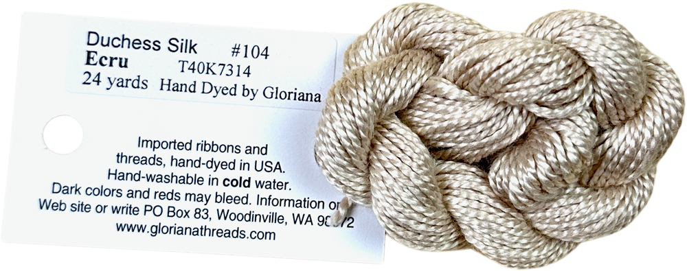 Gloriana Duchess Silk - 104 Ecru