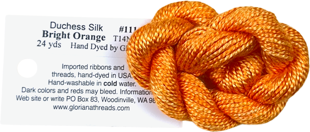 Gloriana Duchess Silk - 111 Bright Orange