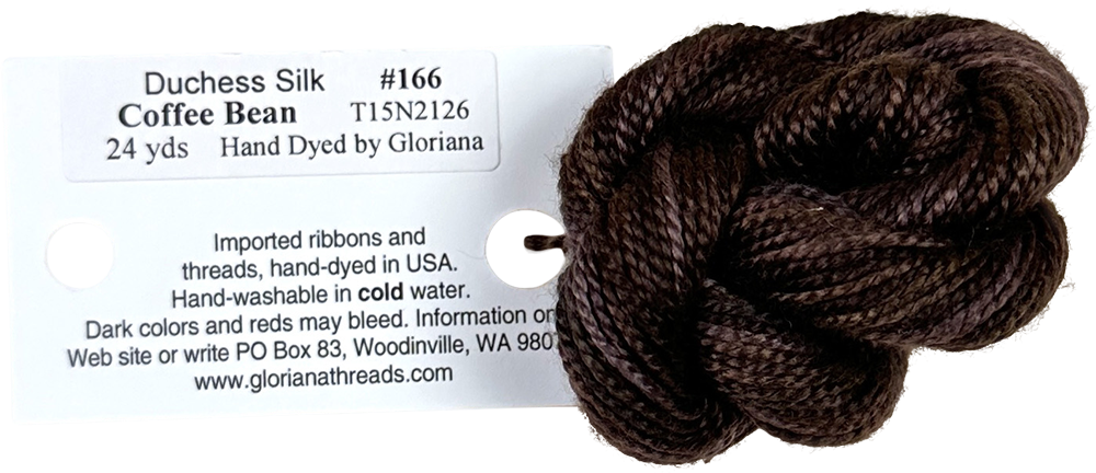 Gloriana Duchess Silk - 166 Coffee Bean
