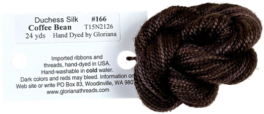 Gloriana Duchess Silk - 166 Coffee Bean
