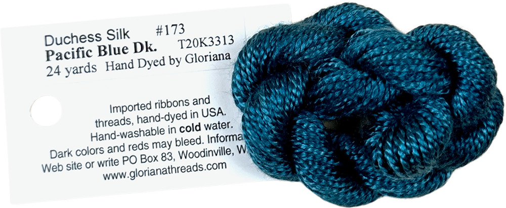Gloriana Duchess Silk - 173 Pacific Blue Dark