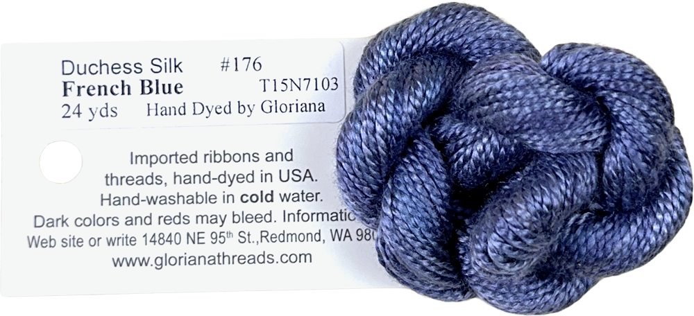 Gloriana Duchess Silk - 176 French Blue