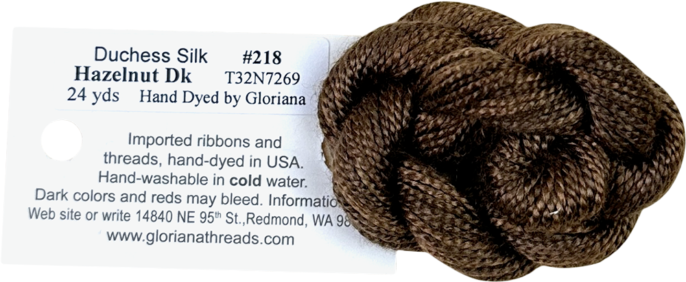 Gloriana Duchess Silk - 218 Hazelnut Dark
