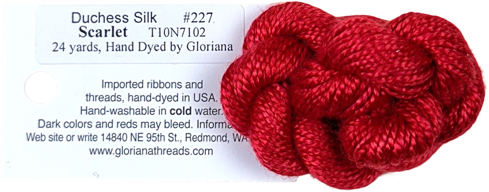 Gloriana Duchess Silk - 227 Scarlet
