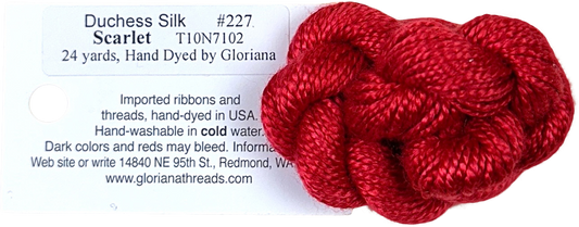 Gloriana Duchess Silk - 227 Scarlet