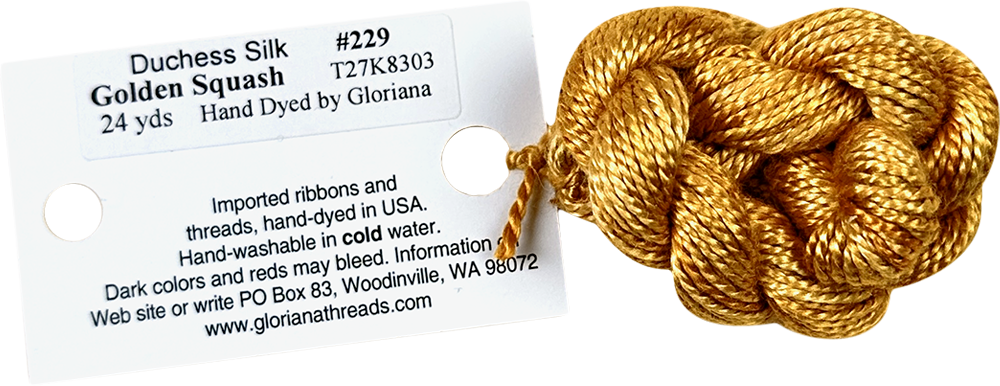 Gloriana Duchess Silk - 229 Golden Squash