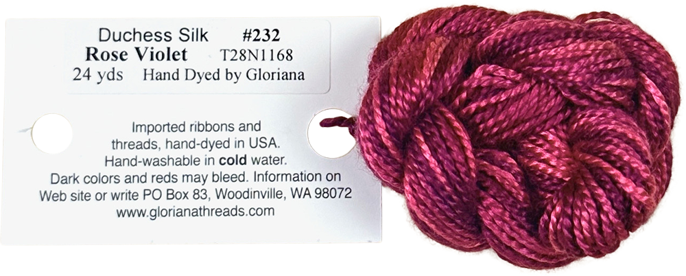 Gloriana Duchess Silk - 232 Rose Violet
