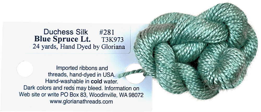 Gloriana Duchess Silk - 281 Blue Spruce Light