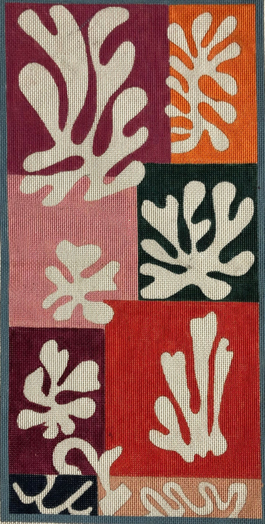 Gone Stitching Matisse Snow Flowers Needlepoint Canvas