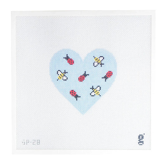 Goodpoint Needlepoint Love Bugs Needlepoint Canvas