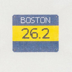 Goodpoint Needlepoint Boston Marathon Race Bib Needlepoint Canvas