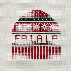 Doolittle Stitchery Fa La La Hat Needlepoint Canvas