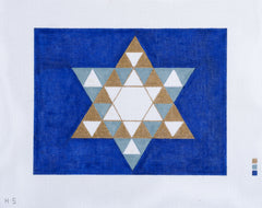 Changing Woman Designs Star of David Needlepoint Canvas