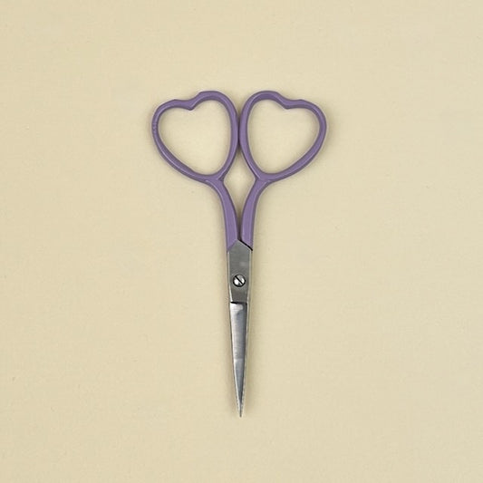 Matryoshka Doll Shop Heart Scissors - Purple