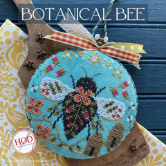 Hands On Design Botanical Bee Cross Stitch Pattern