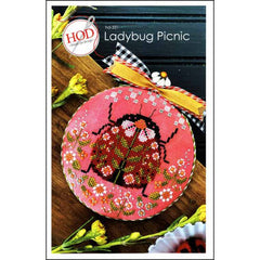 Hands On Design Ladybug Picnic Cross Stitch Pattern