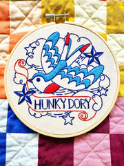 Hook Line and Tinker Hunky Dory Complete Embroidery Kit