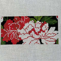 The Gingham Stitchery Kate Woodward Peony Insert Needlepoint Canvas
