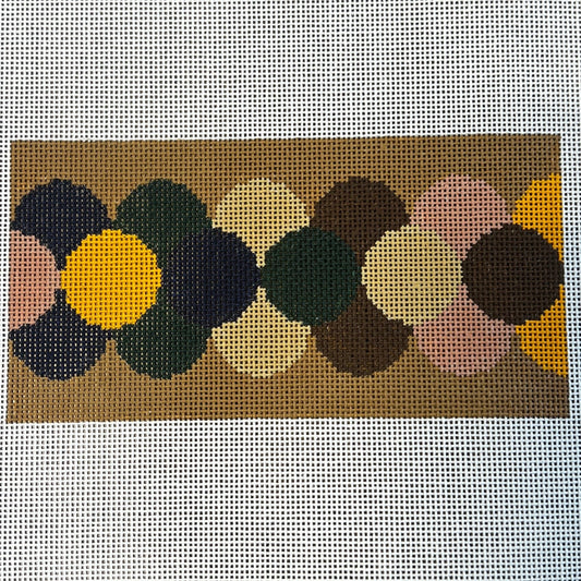 The Gingham Stitchery Krissy Johnson Designs Clamshell Insert Autumn Needlepoint Canvas