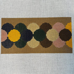 The Gingham Stitchery Krissy Johnson Designs Clamshell Insert Autumn Needlepoint Canvas