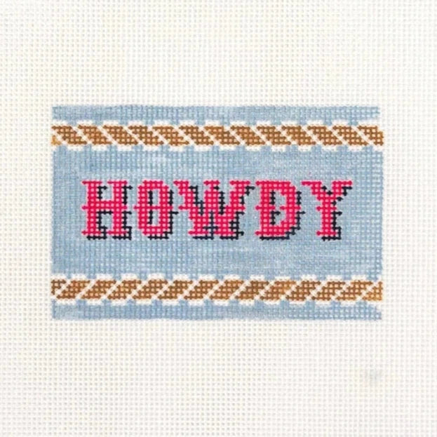 Rachel Barri Howdy Needlepoint Canvas