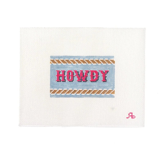 Rachel Barri Howdy Needlepoint Canvas