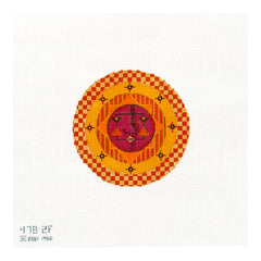 Melissa Shirley Designs Checkered Sun Needlepoint Canvas