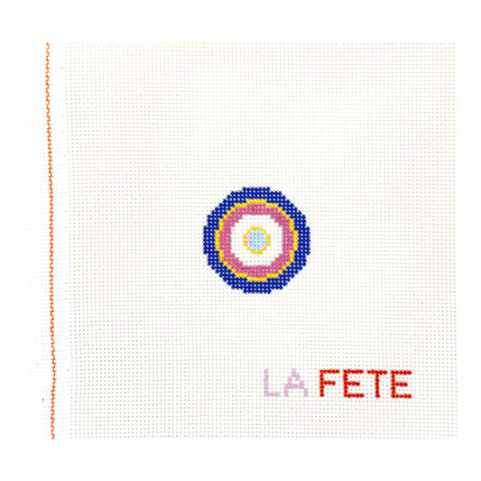 La Fete Needlepoint Mini Evil Eyes Needlepoint Canvas